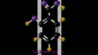 Salicylic Acid 3D Molecule Animation [upl. by Enitsirt]