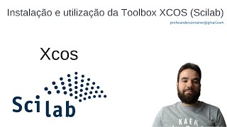 Scilab e Xcos instalação e simulação de circuito linear [upl. by Dnalevelc]