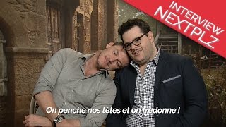 Interview LA BELLE ET LA BETE  Luke Evans et Josh Gad [upl. by Teresina]