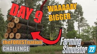 Thats A Lot Of PROGRESS  Day 9 Farming Simulator 22 [upl. by Elmo685]