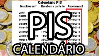 Calendário do PIS 2018 [upl. by Blondelle]