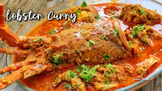 Lobster Recipes  Delicious Lobster Curry with Coconut Milk  King Size Lobster Recipe  शेवंड रस्सा [upl. by Halik]