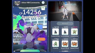 Alolan Marowak Level 3 Shadow Raid Boss  Solo Battle [upl. by Kcirdde907]