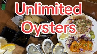 Unlimited Oysters at Atlantica Oyster Bar [upl. by Esenej]