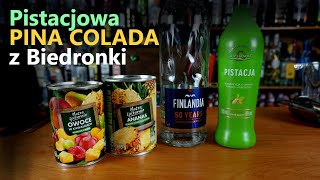 PINA COLADA PISTACJOWA z BIEDRONKI Drinki z wódką WAJDAmiesza DRINK Impreza z barmanem [upl. by Immaj]