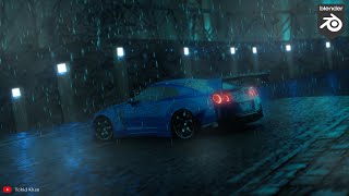 How I Create This Amazing Car Scene In Blender 42  Tohid Khan [upl. by Lerrej]