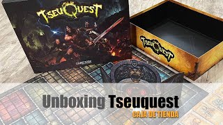 📦 TSEUQUEST UNBOXING  Caja básica de tiendas 📦 [upl. by Iredale461]