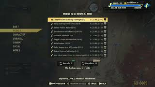 🙀Glitch PREMIUM REROLLS SeasonsScoreboard bugged Fallout 76 SCORE trying find Fix livestream [upl. by Dido]