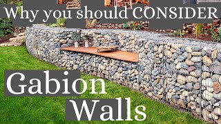 Gabion Retaining Walls INEXPENSIVE amp SUPER COOL [upl. by De]