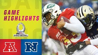 AFC vs NFC Pro Bowl Highlights  2019 Pro Bowl [upl. by Suryt]