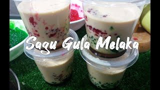 Resepi Sagu Gula Melaka yang mudah dan Sedap Dahaga anda pasti hilang  Cooking Ideas [upl. by Oberstone829]