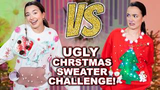 WHO CAN MAKE THE UGLIEST CHRISTMAS SWEATER [upl. by Tarsuss]