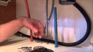 How to Install Pex Pipe Waterlines in Your Home Part 3 Plumbing Tips [upl. by Etnoed271]