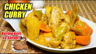 TASTY PINOY STYLE CREAMY CHICKEN CURRY EASY TO COOK [upl. by Eisus]