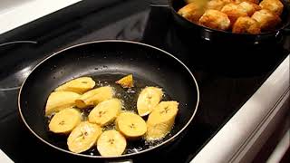 Caribbean Cooking Videos How to Fry Plantains [upl. by Rutra]