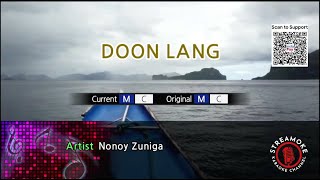 Doon Lang  Nonoy Zuniga Karaoke Version [upl. by Mikaela]