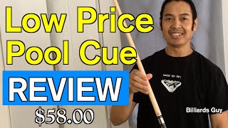 Low Price Pool Cue Review [upl. by Nnylyahs]