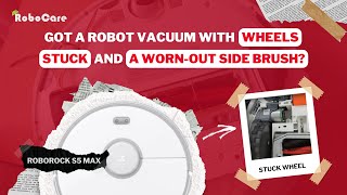 Roborock S5 Max Stuck Wheel Robot Vacuum Repair Malaysia [upl. by Tevlev]