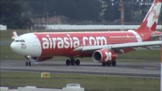 Heavy Landing at Auckland Airport Air Asia A330 10 May 2016 [upl. by Madeleine]