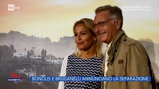 Bonolis e Bruganelli annunciano la separazione  La Vita in diretta  07062023 [upl. by Ainival]