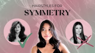 Hairstyles For Asymmetrical Faces Long amp Feminine Hairstyles [upl. by Nilesoj]