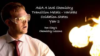 AQA Alevel Chemistry  TMs and Variable Oxidation States [upl. by Guimar]