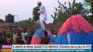 10 JANVIER AU BENIN ZANGBETÔ DE WÊKÊNON TÔKANNOU DAH ALODJI EN ACTION [upl. by Aved]