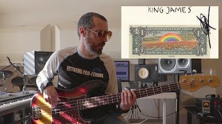 King James Anderson Paak Bass Cover By Idogo [upl. by Pinkham]