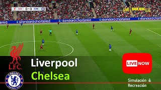 LIVE 🛑 Liverpool vs Chelsea  Premier League 2425 Match Live Today Simulation [upl. by Krilov207]