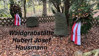 Waldgrabstätte Königsforst Hubert Josef Hausmann Stadt Köln [upl. by Sivam]