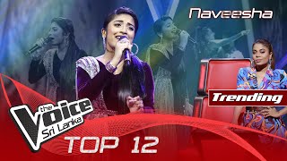 Naveesha Sooriyaarachchi  Sitha Obata Muwawee සිත ඔබට මුවාවී  Top 12  The Voice Sri Lanka [upl. by Kassie]