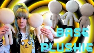 TUTORIAL How to make a base plushieanimehumangame character chibistyles Cloctor Creations [upl. by Hanikahs]