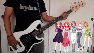 Gotoubun no Katachi  Nakanoke no Itsutsugo Bass Cover w Tabs [upl. by Liahkim]