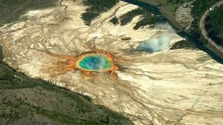 Yellowstone Volcano Super Eruption Sound Recording Prediction Headphone Warning [upl. by Suk]