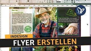 InDesign Tutorial Flyer erstellen und in Druck geben [upl. by Alexandre22]