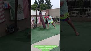 150 Pound Banana Bag Workout Part 164 K1 Kick Boxing Bag Work Warm Up [upl. by Zulch942]