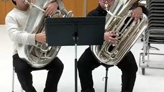 Washington Post March  Tuba Duet [upl. by Skipp693]