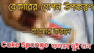 এই গোপন উপকরণ ব্যবহার করলে Cake ফুলবে দুই গুনcake sponge recipe chocolate sponge cake [upl. by Solon500]