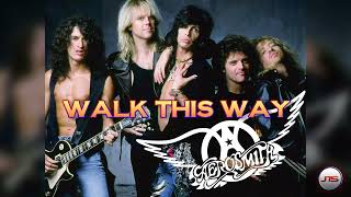 Aerosmith  Walk This Way Guitar Backing track [upl. by Wesla]