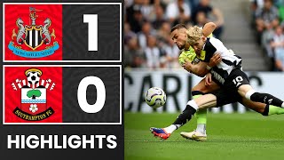 HIGHLIGHTS Newcastle United 10 Southampton  Premier League [upl. by Uda384]