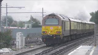 35028 Clan Line passing Clapham Junction with the VOSE 22nd September 2018 [upl. by Constancy]