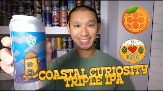 BEER REVIEW 448  MONKISH BREWING  COASTAL CURIOSITY TRIPLE IPA [upl. by Latty897]