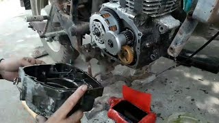 MOTORCYCLE 5 SPEED ENGINE OVERHAULING  PART 1 [upl. by Daniyal]