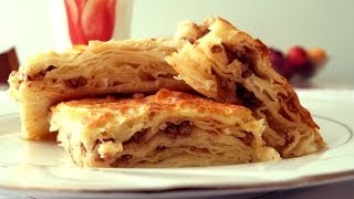 Türkisches Börek  Rezept Börek Hackfleisch [upl. by Nicolella401]