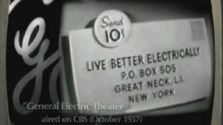 RETRO CLASSIC TV COMMERCIAL  1950s  LIVE BETTER ELECTRICALLY GE THEATER [upl. by Suiraj]