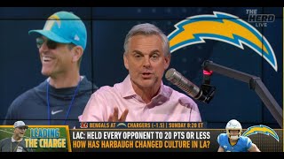 THE HERD  Colin Cowherd STUNNED Los Angeles Charger Have Become TRUE CONTENDERS With Harbaugh [upl. by Turoff388]