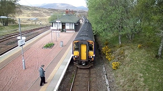 Rannoch railway station West Highland Line Scotland [upl. by Eidolem291]