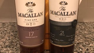 Vs’s 12 Macallan 21 Fine Oak Vs Macallan 17 Fine Oak [upl. by Narat]