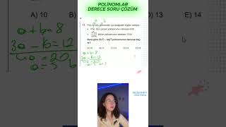 POLİNOMLAR SORU ÇÖZÜM yks tyt maths 2025tyt matematik [upl. by Eigram344]