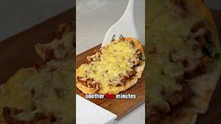 Super low calorie pizza bolognese flatbread 😮‍💨 weightloss easyrecipe healthyeating diet [upl. by Leamsi784]